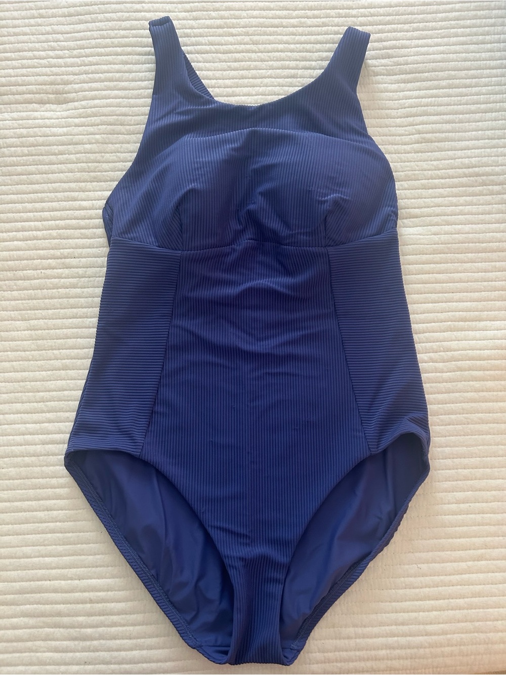 CALIA by Carrie Underwood Ribbed One-Piece Swimsuit